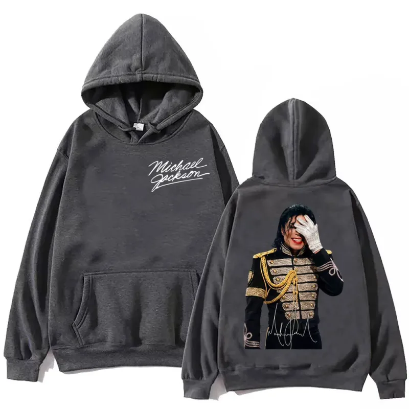 90's Classics Michael Jackson Graphic Hoodies Men Women Harajuku Rock Style Pullovers Vintage Fashion Long Sleeve Sweatshirts — image 6