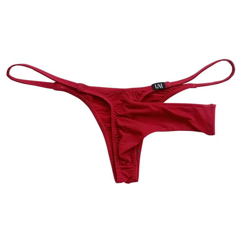 Sissy Sexy Mens Long Sleeve Open Crotch Bikini Soft Stretch Separated Pouch Breathable Sleep Loungewear Underwear — image 13