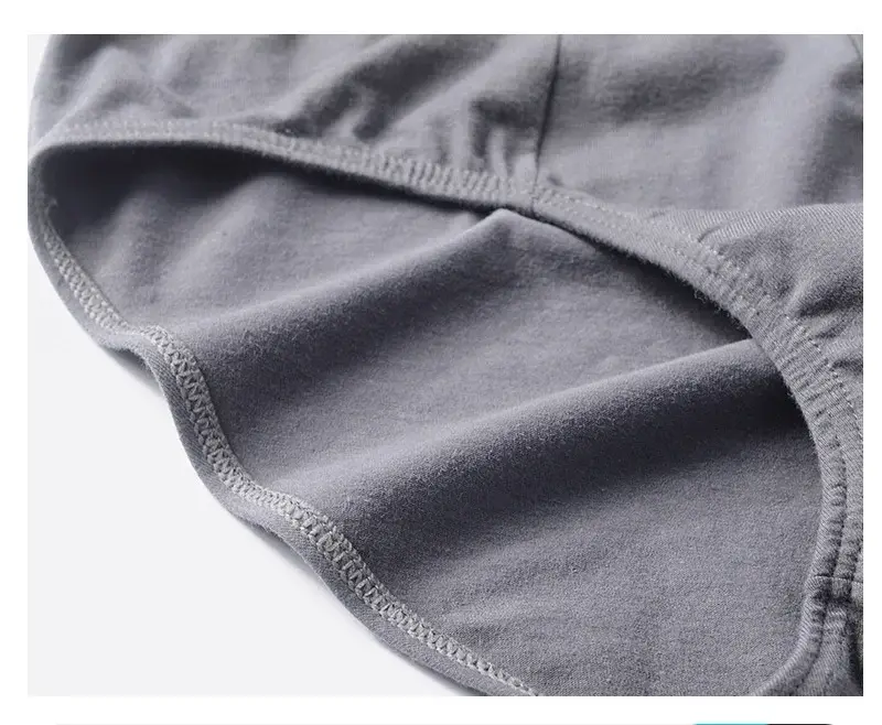 5Pairs/Men's Underwear Pure Cotton Men's Triangle Shorts Sexy Boxer Breathable Men's High Stretch 3D Underwear Men Plus L-5XL — image 10