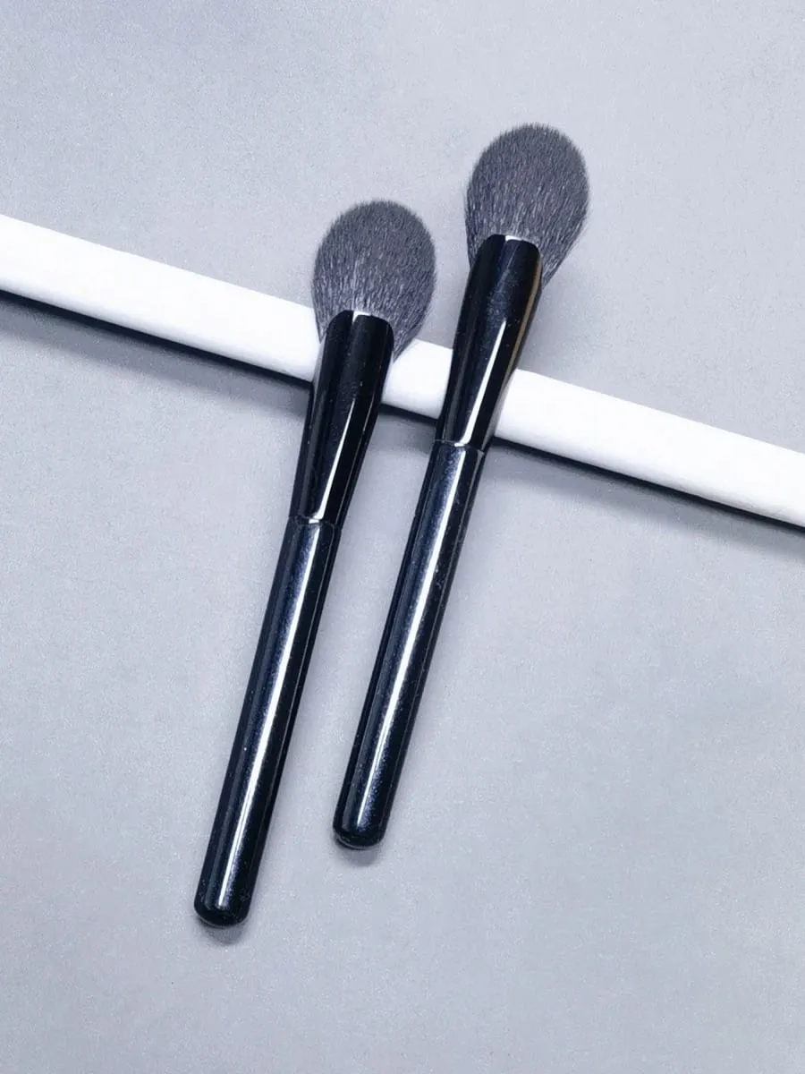 Pinceau de maquillage en éventail, surligneur, ombre pour le visage, poils de chèvre, Blush, poudre, outils cosmétiques professionnels essentiels