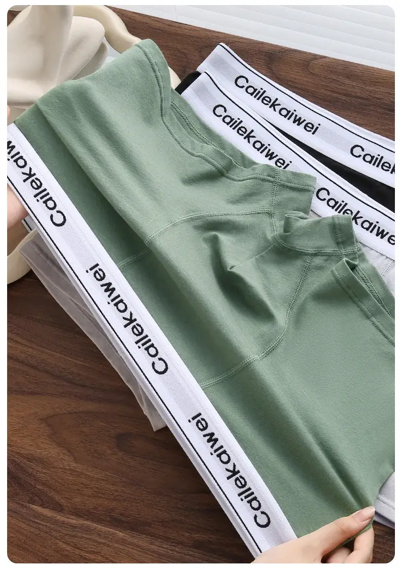 5Pcs Boxer Shorts Men's Underwear Sexy Panties Pure Cotton Solid Elasticity Man Underpants Male Boxers Homme U Convex Lingerie — image 3