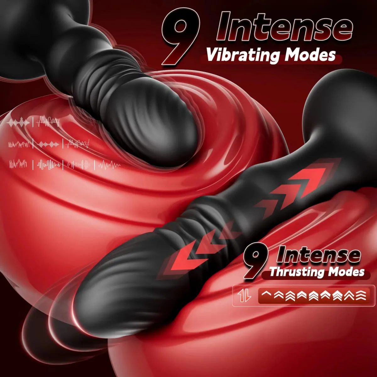 突き上げる男性前立腺マッサージアナルバイブレーターリモコン振動バットプラグ吸盤付き大人のおもちゃ男性女性用