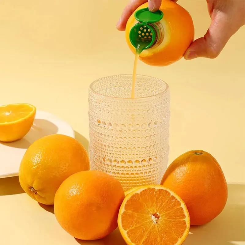 Portable Lemon Squeezer with Filter Manual Citrus Juicer Mini Orange Extractor Freshness Preserving Kitchen Juices Reamer — image 4