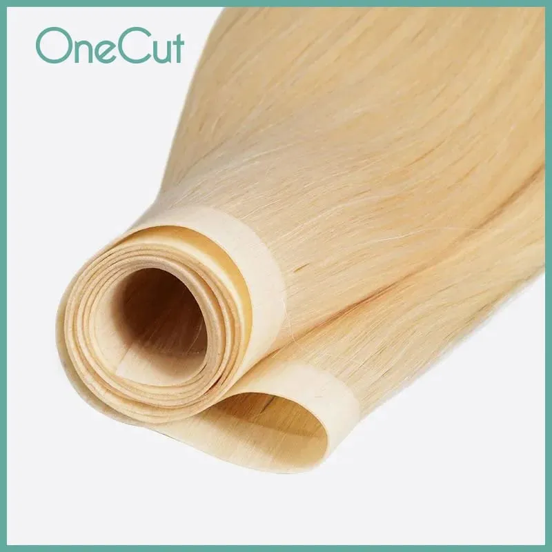 Tape PU Hair Weft Straight Raw Virgin Brazilian Sew In Double Drawn High Quality Bundle Natural Real Human Hair Weave 14-28inch — image 5