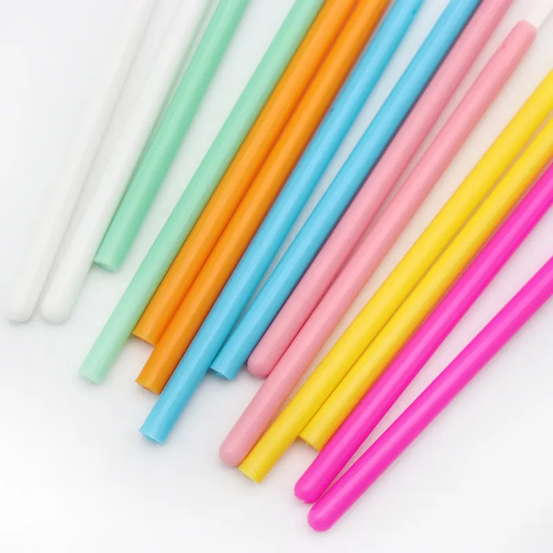 50Pcs Disposable Nylon Fiber Lip Brush Lipstick Wands Clean Applicator lip Gloss Brushes portable Cosmetic women Makeup Tools — image 2