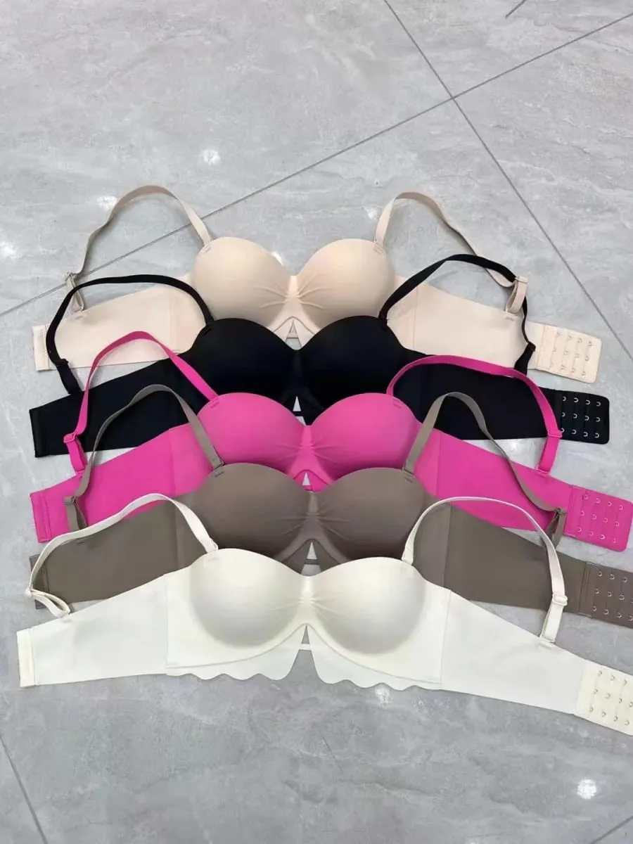 Sexy Seamless Push up Bra No Underwire Small Breast Gathering Anti-sagging Comfortable Lingerie for Women — image 3