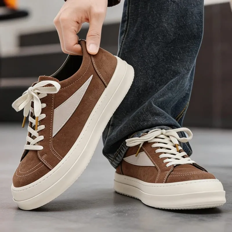 New Arrival Mens Casual Shoes Platform Male Sneakers Stylish Vulcanized Shoes for Man Hot Sale Casual Footwear Skateboard Shoes — image 6