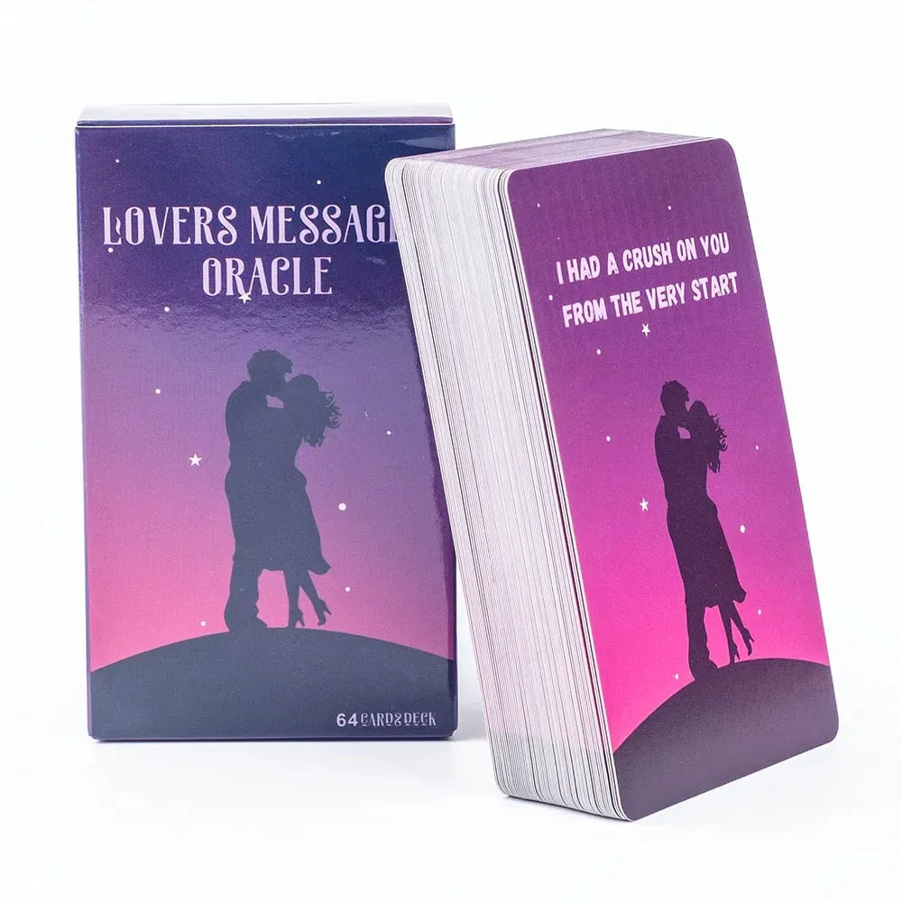 64Cards Lover Messages Oracle Cards For Family Party High Quality Fortune Telling Divination Cards Deck Board Game 10.3*6Cm — image 2