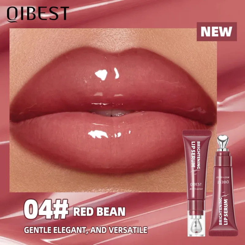Batom espelhado pérola hidratante de longa duração, brilho labial, esmalte antiaderente, copo gelatinoso, maquiagem labial — image 8