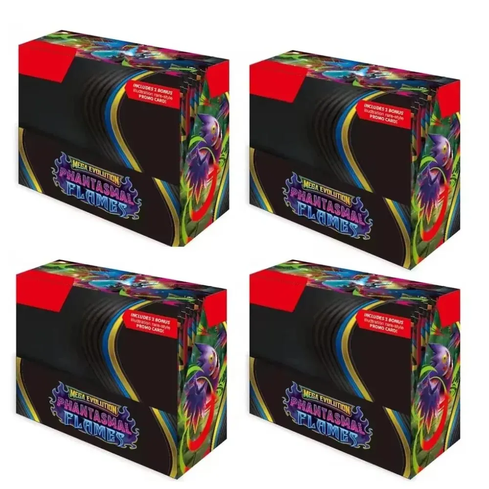 fun 40-360Pcs/Set Pokemon Card MEGA EVOLUTION Phantasmal Flames English Booster Battle Card Anime Fans Kids Birthday Gift Toy — image 4
