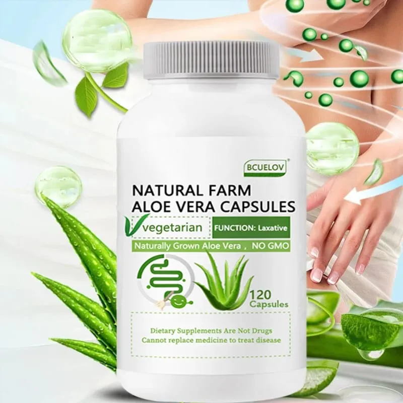 แคปซูลว่านหางจระเข้ Natural Farm - บรรเทาอาการท้องผูกตามร่างกาย ช่วยปรับสมดุลกรดในกระเพาะ รองรับระบบทางเดินอาหารอย่างสบาย — image 6
