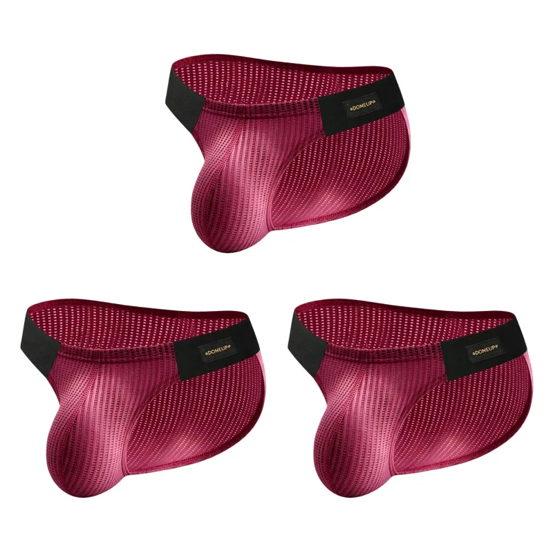 1/2/3PCS New Men's Premium Mercerized Cotton Briefs Ultra‑Thin Breathable Silky Soft Fitness Gym Daily Wear Men Underwear