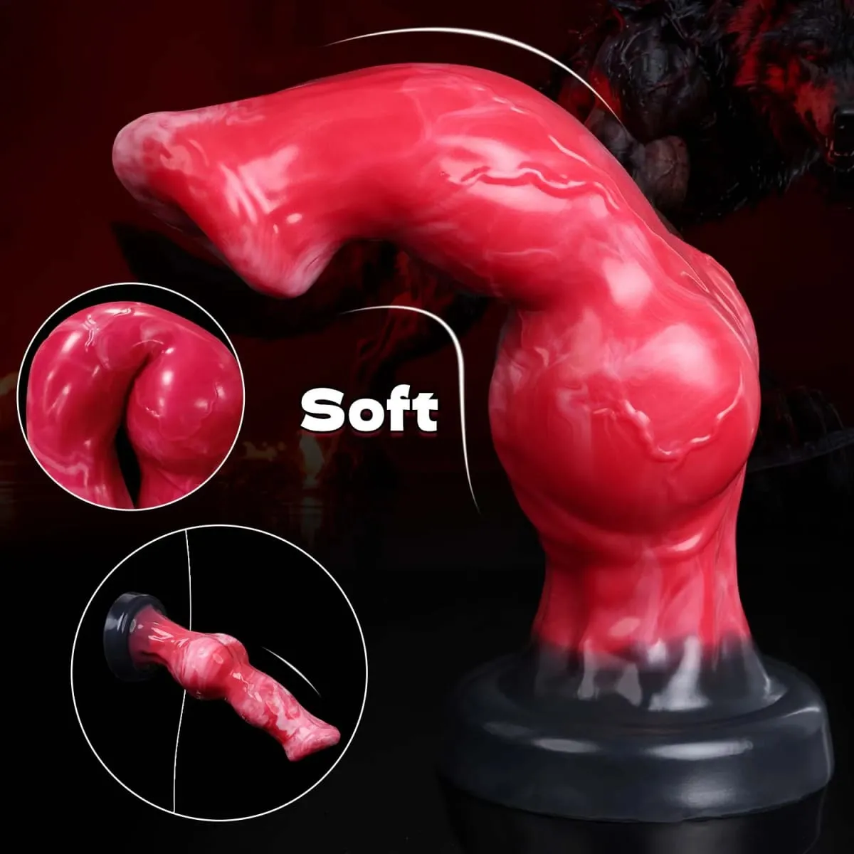 Dog Knot Dildo Anal Plug Animal Penis Masturbator Dick-Dildo Sex Toys For Man Women Prostate G-spot Massager Anal Penetration 18 — image 2