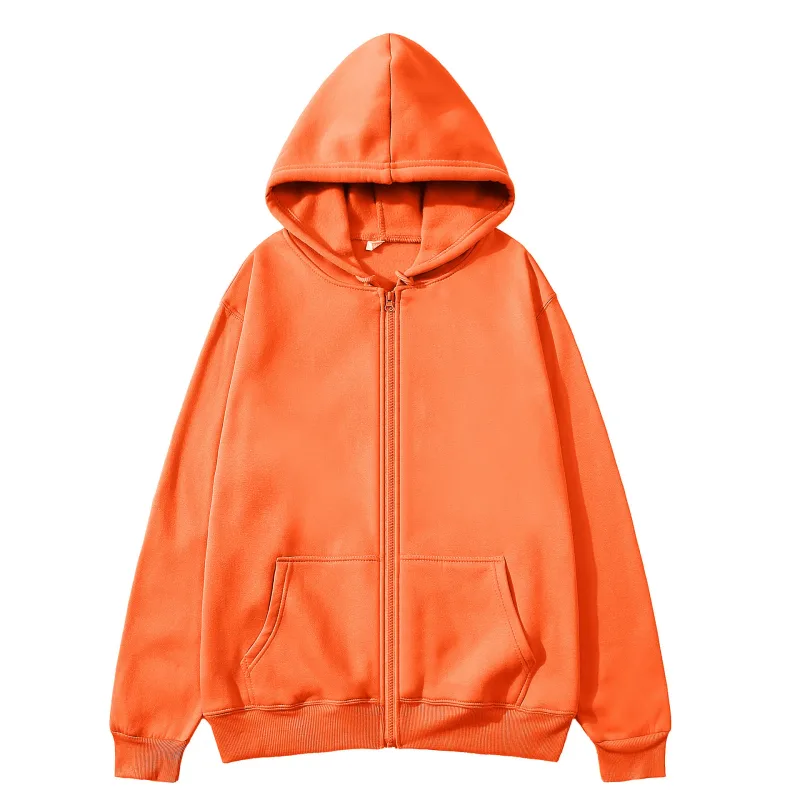 Women Fleece Zip Up Hoodies Running Sports Sweatshirts Fashion Female Classic Casual Zipper Jackets Y2k Hip Hop Streetwear — image 11