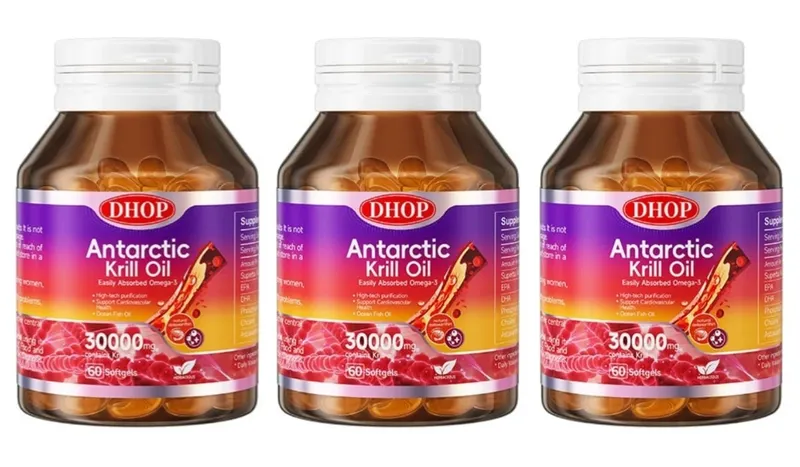 Antarctic Krill Oil Softgels 60 Capsules — 150mg EPA + 70mg DHA and Astaxanthin Support Antioxidant & Cardiovascular Health — image 9