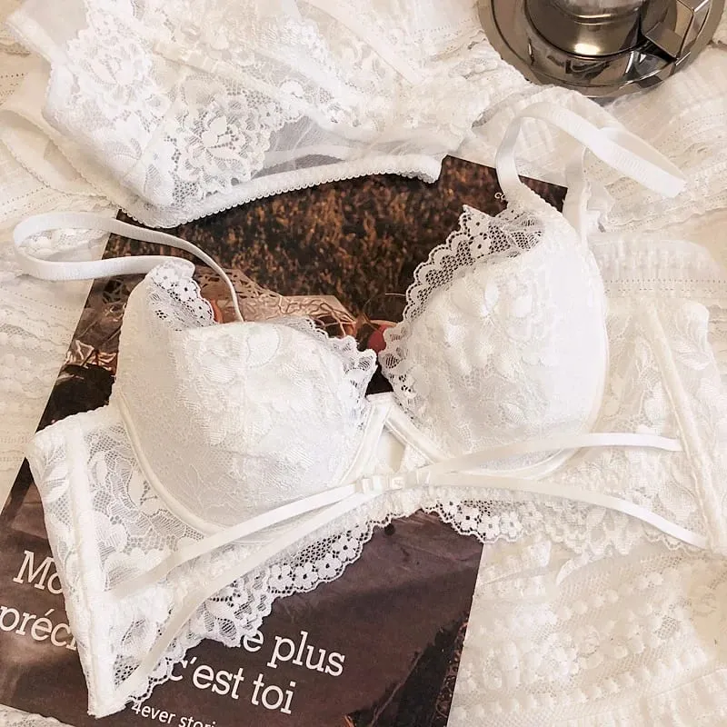 Σετ εσώρουχα 2 τεμαχίων Summer Thin Cup Σέξι δαντέλα κούφιο σετ εσωρούχων για Γυναικεία Σετ εσώρουχα Push Up Brassiere — image 8