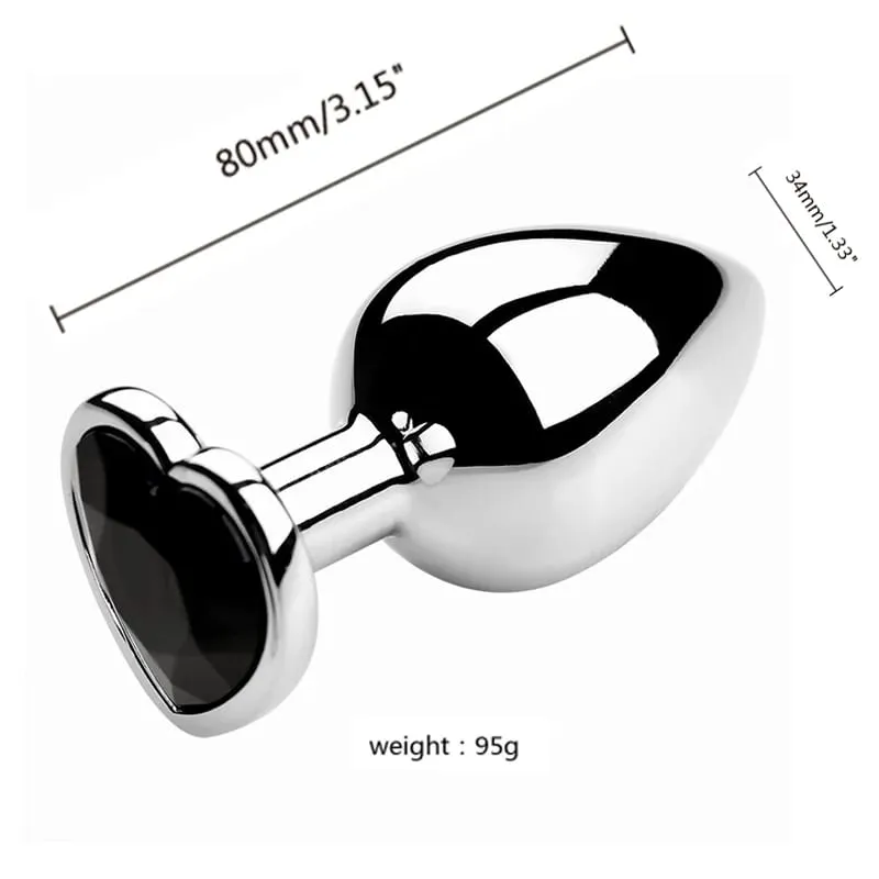 S/M/L Anal Plug Metal Sex Toys For Women Men Adult Crystal Erotic Bullet Butt Plug Stimulator Prostate Massager Adult Products — image 16