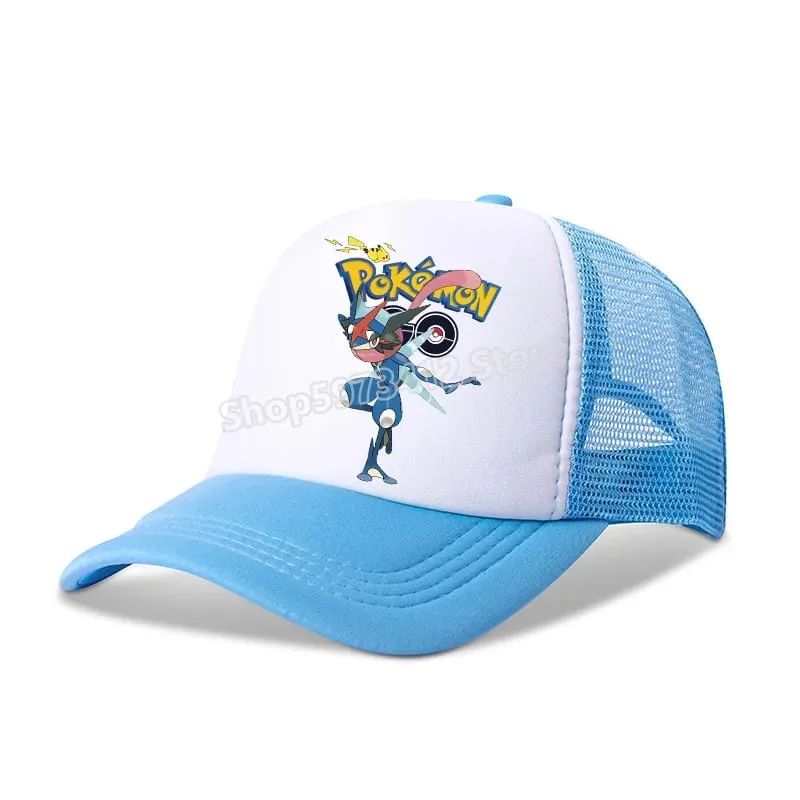 Pokemons Baseball Cap Pikachu Charizard Gengar cartoon Peaked Hat Kid Adult Summer Outdoor Sport Hat Boy Casual Fashion Cap Gift — image 14