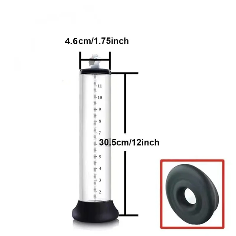 Manual Penis Pump Acrylic Penis Enlarger Sex Toy For Men Vacuum Pump Male Masturbation Penis Extender Trainer Adults Sex Product — image 16