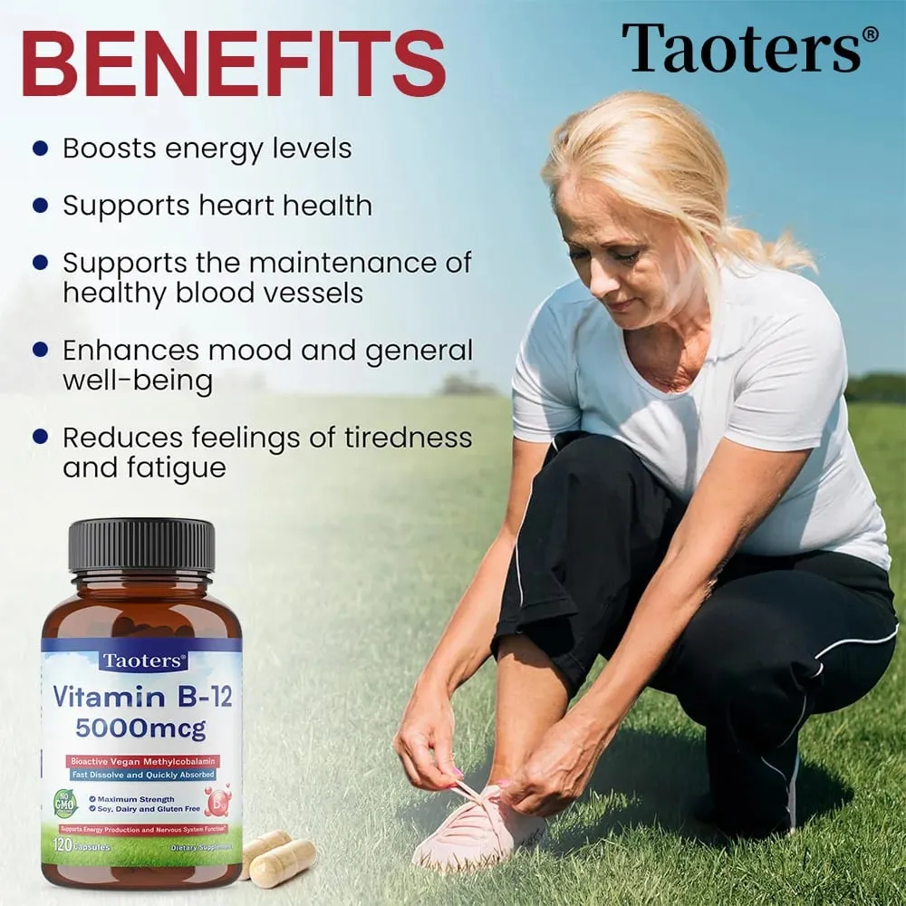 Vitamin B12 5000 Mcg - Extra Strength - Supplement for Supporting Energy Levels Mental Clarity Nervous System Health — image 5