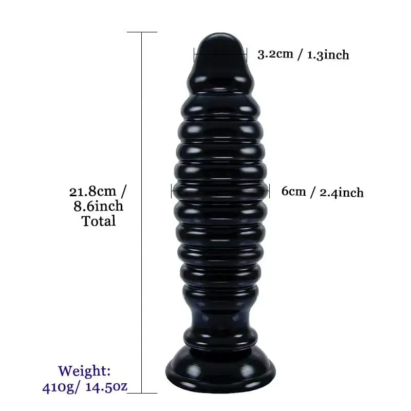 Big Thread Anal Plug Dildos For Men Butt Plug Adult Sex Toys for Women Men Prostate Massage Vaginal Spiral Anal Stimulation — image 4