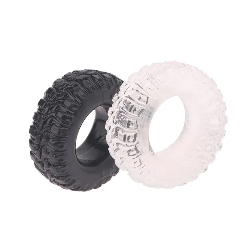 2 PCS/Set Soft Penis Cock Rings Male Delay Ejaculation Testis Scrotum Restraint Adult Games Sex Toys For Men Reusable