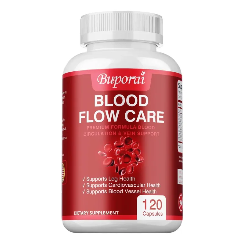 Blood Flow Care - Improves Hypoglycemia Lower Cholesterol Improves Circulation Supports Leg Veins and Cardiovascular Health