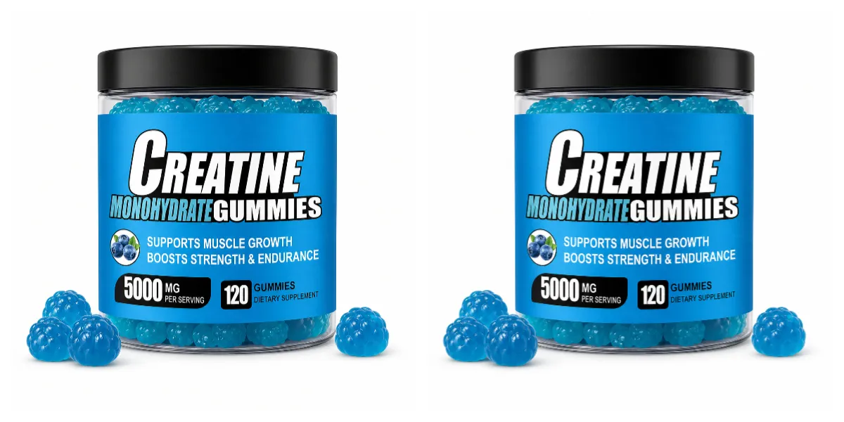 Creatine Monohydrate Gummies 5000mg Per Serving 120 Gummies for Muscle Strength Endurance & Energy Dietary Supplement — image 8