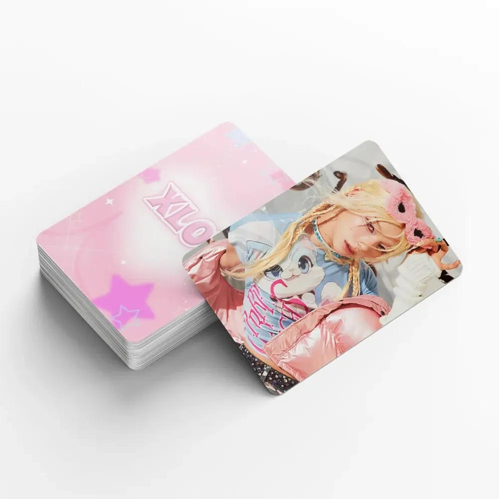 92Pcs/Set Idol XLOV New Mini 2 Album I God Periphery Lomo Cards And Stickers Postcards WUMUTI RUI HARU HYUN Fans Gift Collection — image 5