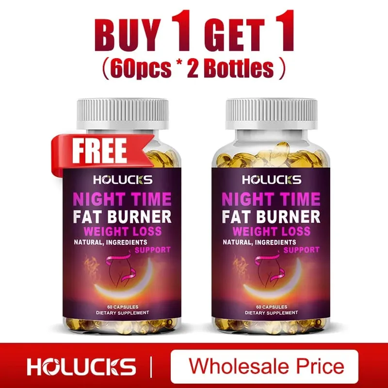Night Time Weight Loss Capsules - Advanced Weight Loss Supplement - Fat Burners - Belly Fat Burner - Appetite Suppressant