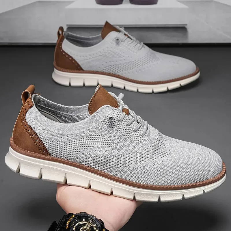 Stylish Oxfords Fashion Formal Business Urban Breathable Shoes for Male Non Slip Dress Sneakers for Man Men Casual Shoes Breeze — image 11