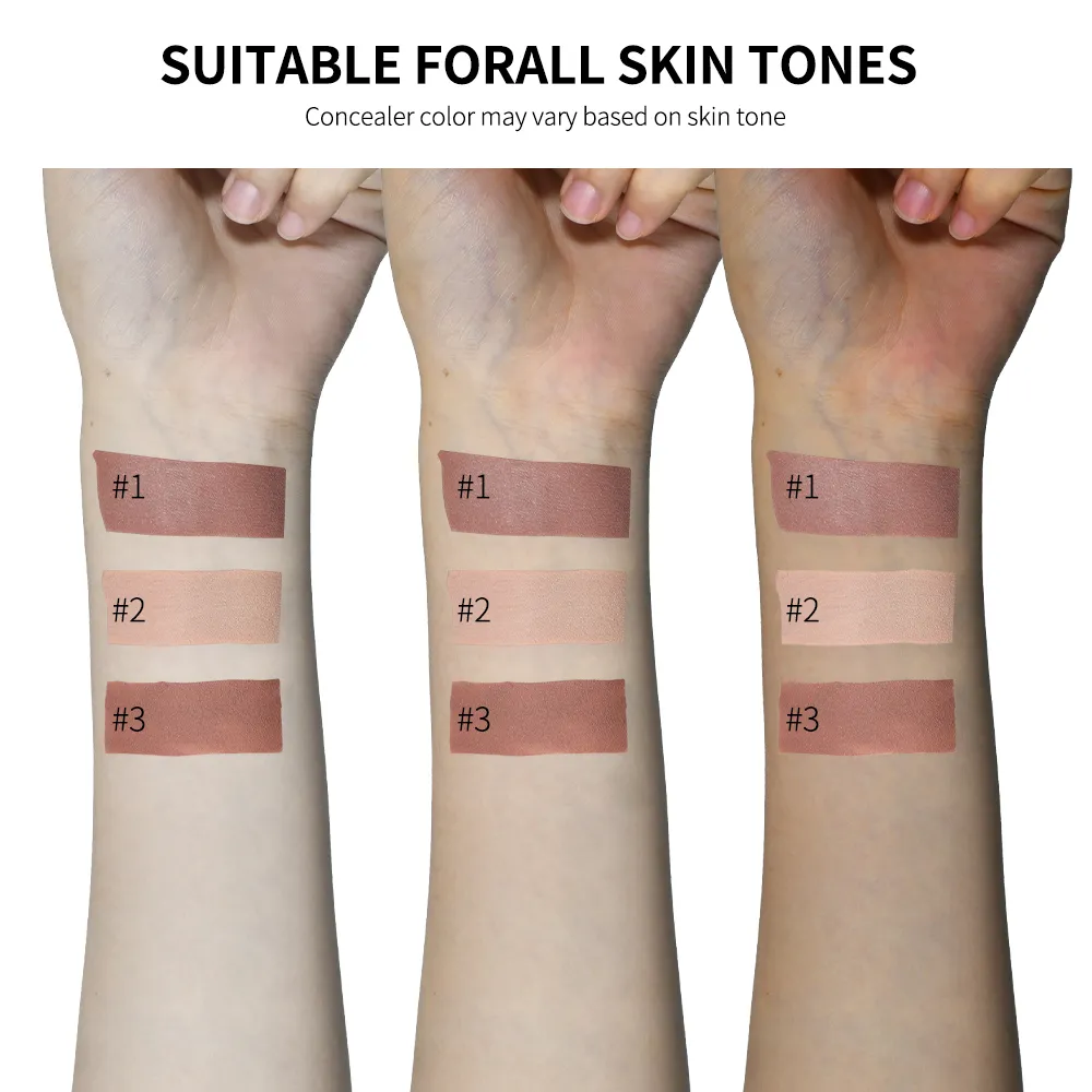 Lakerain Correttore occhi Illuminante Copre le occhiaie Nutre la pelle Corregge il trucco Tonalità abbronzatura nude Cosmetici a lunga durata — image 4
