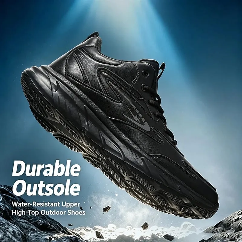 Double Star Men Sneakers 2026 New Fashion Casual Shoes Water Resistant Leather Upper Running Walking Shoes Anti Slip Lightweight