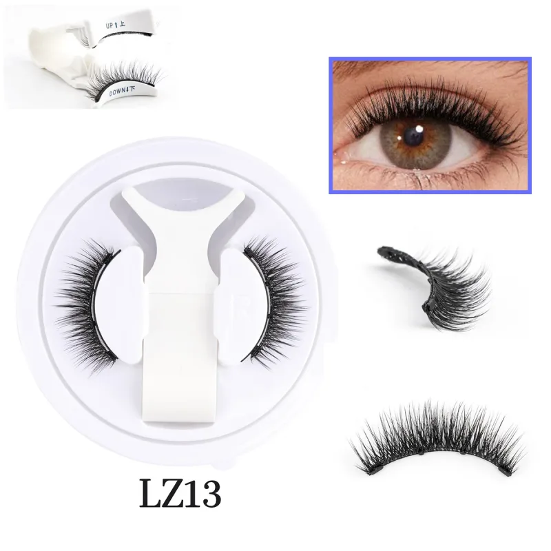 1 Set Magnetic Eyelashes Reusable Cat Eye Magnetic Lash Cosplay Sensitive Eye Friendly Natural Curler False Lashes Make Up Tool — image 13