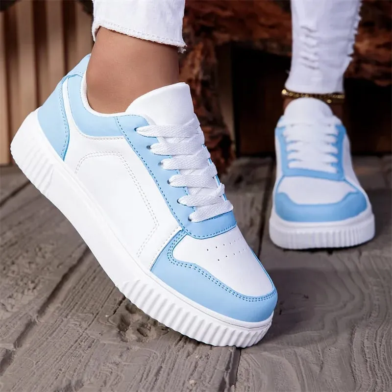 Unisex Sneakers New Arrival Large Size Classic Retro Men's Sports Skate Shoes White Thick-Soled Tennis Shoes Solid Col — image 7
