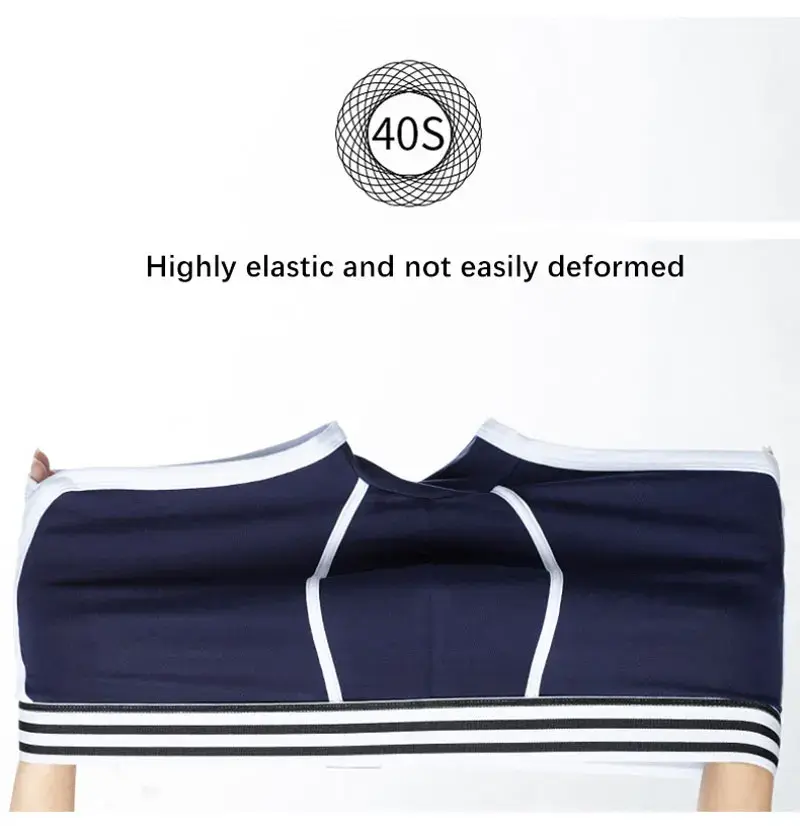 Lelaki Seluar Dalam Lembut Batang Kapas Seluar Dalam Berkualiti Tinggi U Convex Pouch Seluar Dalam Cueca Pinggang Tengah Bernafas Seluar Boxer Homme
