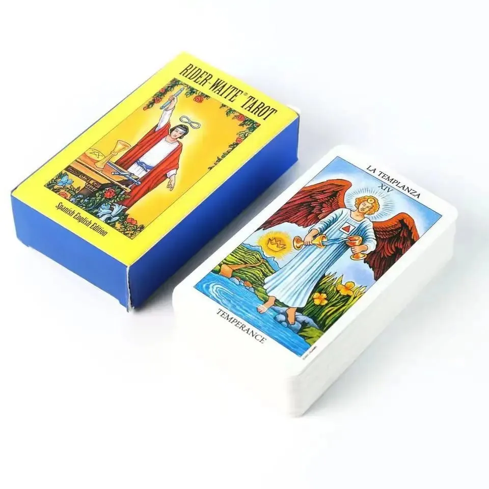 The Rider Waite Smith 1909 Tarot Cards Oracle Deck para sa mga Nagsisimula English Spanish Classic Divination Edition Play Game — image 9