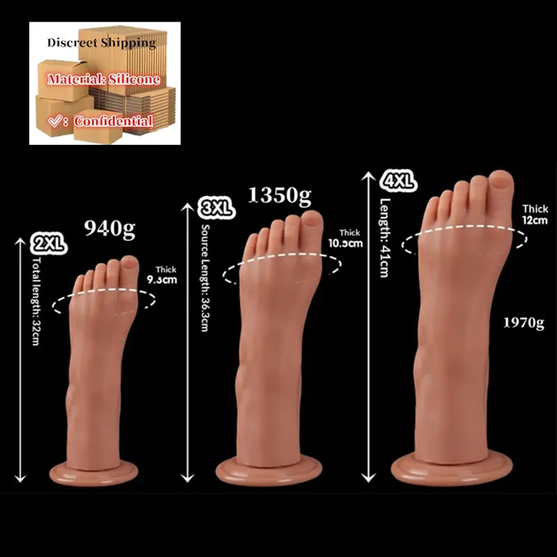 Feet Style Anal Plug Big Silicone Ass ButtPlug Deep Masturbator Dildo Dilator Stimulator Anal Dildo Adult Sex Toy For Women 성인용품 — image 16