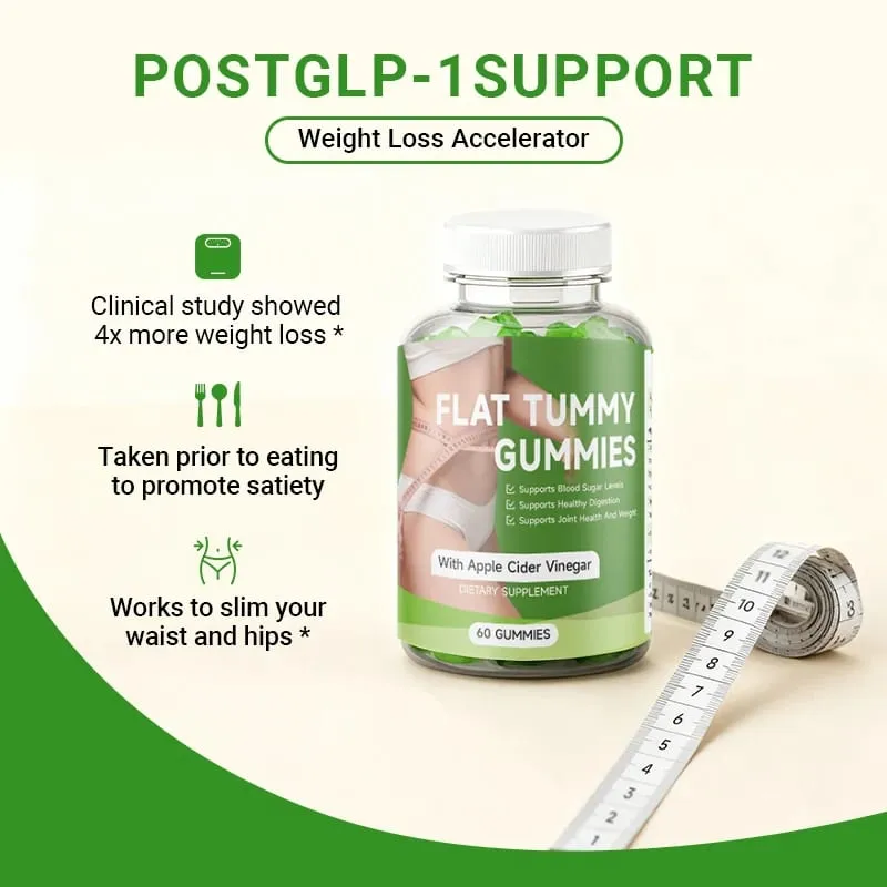 Metabolism Support Gummies - Weight Management Fat Burning Metabolism Boosting Supports A Healthy Nervous System - 60 Gummies — image 3