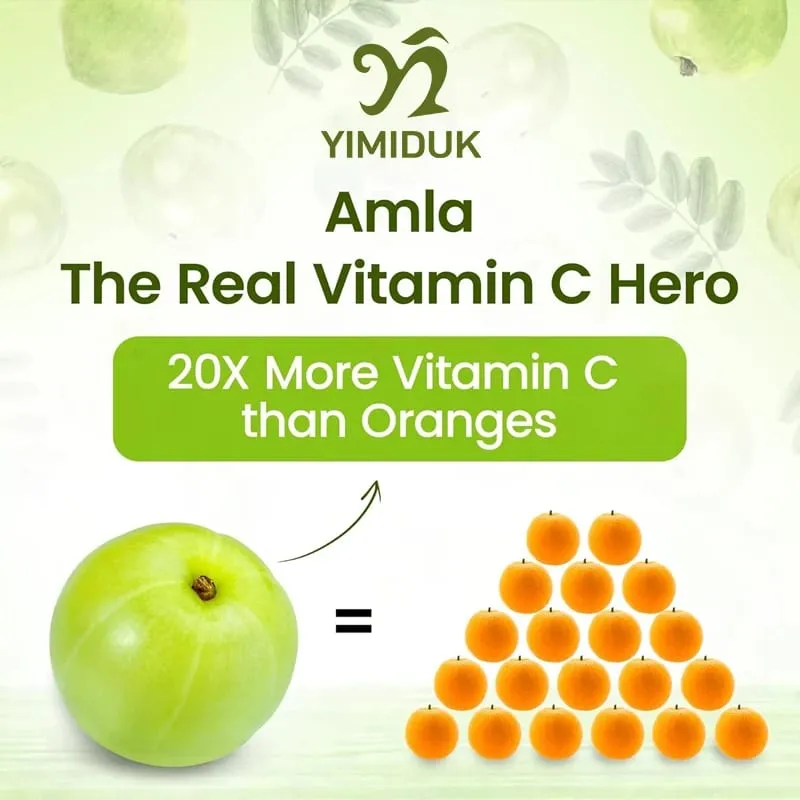Organic Amla Capsules Support Collagen Fights Free Radicals & Daily Wellness Antioxidant Power for Immunity & Skin Health — image 6