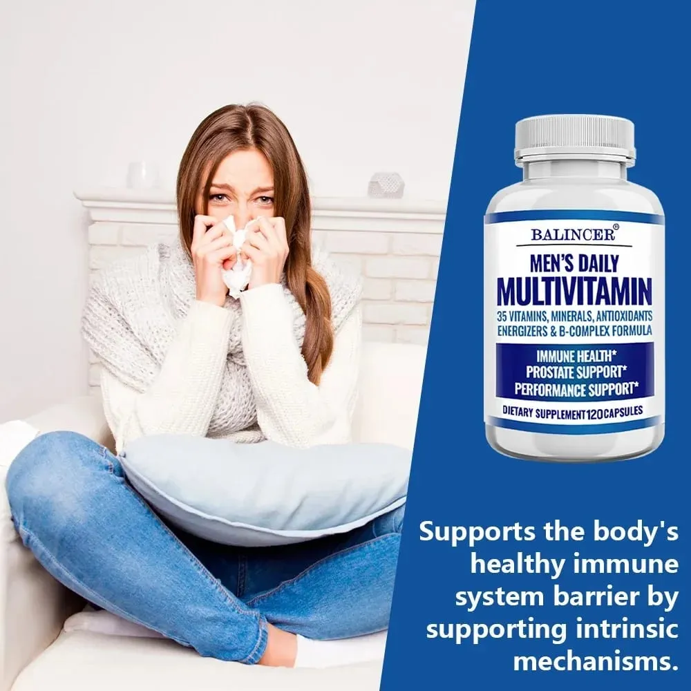 Men's Multivitamin - Improves Bone Strength Supports Energy & Endurance Enhances Cognition Supports Brain Eye and Heart Health — image 2