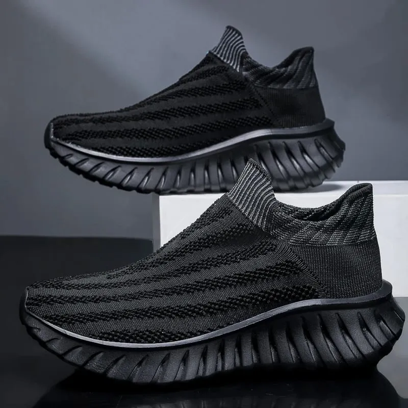 Men Running Walking sock Shoes Women Thick Sole Fashion Casual Sneakers Breathable Sport shoes Couple Sneakers Casual Shoes — image 2