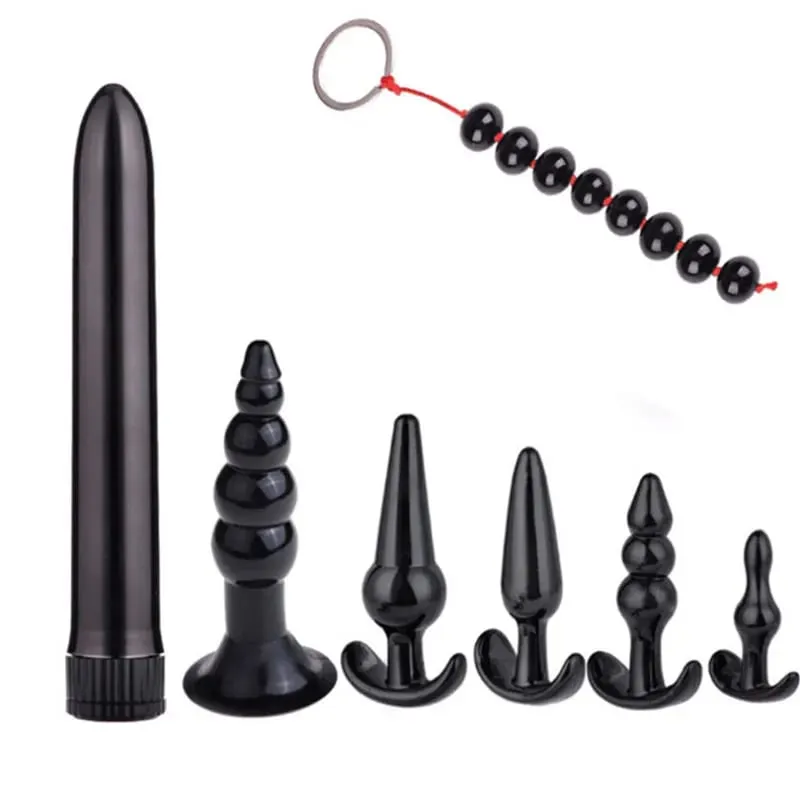 4/5/7/8 sztuk/zestaw silikonowy korek analny Dildo masturbacja korek analny wtyczka dopochwowa Sex zabawki połączenie Anal koralik Dilator zabawki dla gejów