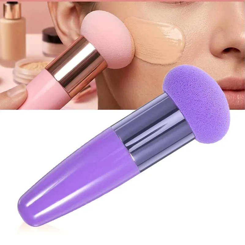 New Mushroom Head Makeup Brush Puff Beauty Makeup Sponge With Handle Make-up for Fashion Women Professional Makeup Tools Puff — image 9