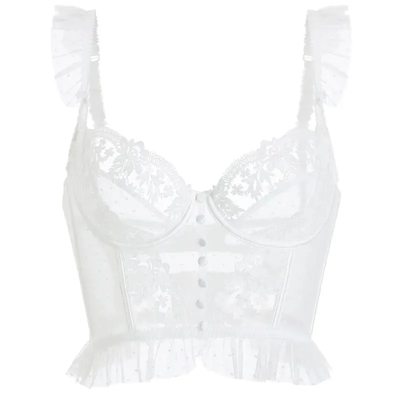Tanga Dentelle Française Noël Pure Desire Transparent Fente Haute Sans Retirer Érotique T Pant Confort Taille S-XL MOYISU Set — image 7