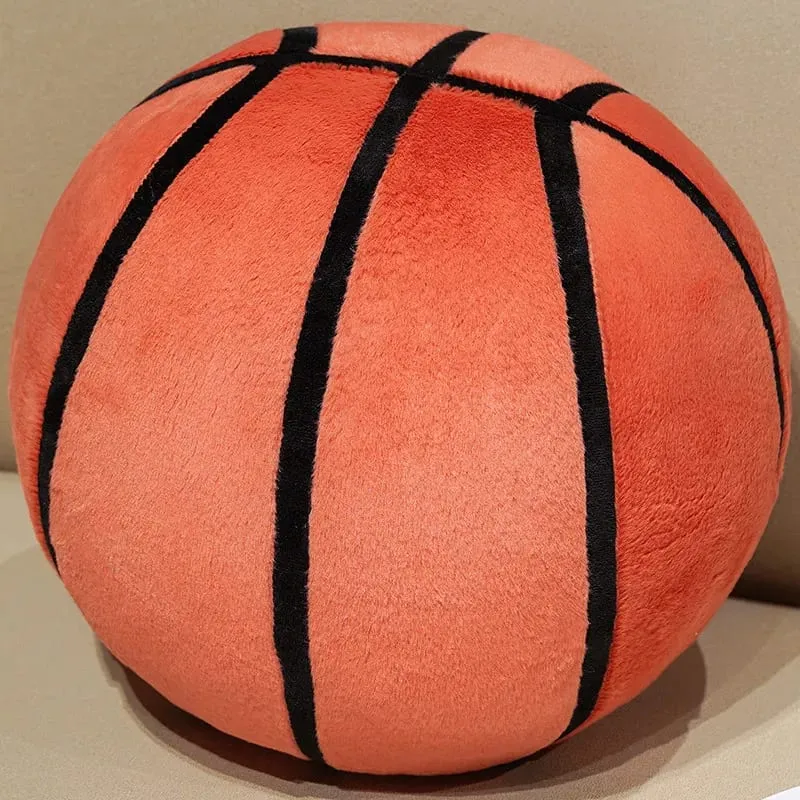 Basketball Plushie Simulation Basketball Throw Pillow Fill Plump Bedroom Decorations Skin-friendly Holiday Gift For Boy And Girl — image 9