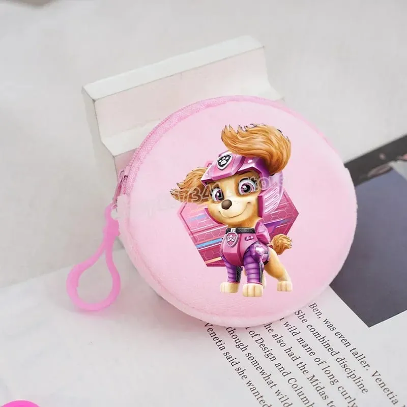 Paw Patrols Round Wallet Cute Keychain Bag Printing Coin Zipper Purse Anime Small Change Bags Convenient Mini Storage Pouch Gift — image 21