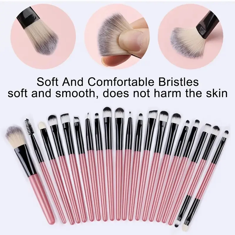 Makeup Brushes Set Premium Synthetic Kabuki Brushes Foundation Concealer Powder Blush Blending Face Eyeshadow Cosmetic Brushes S