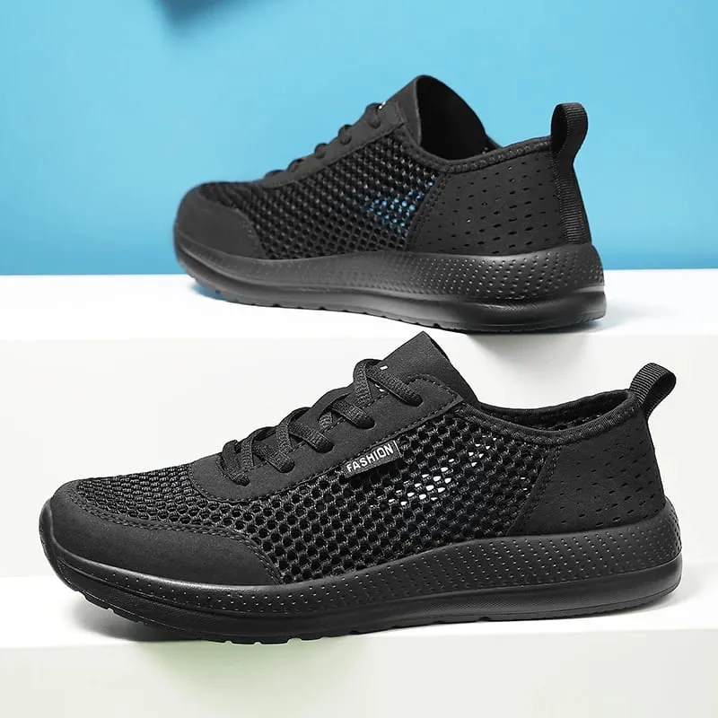 Men Soft Sport Shoes Breathable Fashion Mesh Running Shoes Comfortable Man High Quality Outdoor Lightweight Sneakers for Men — image 4