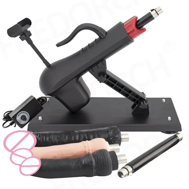 Fredorch Automatic Retractable Sex Pumping Gun Machine with Dildo For Male and Female Masturbation Sex Toy 450 Stroke per minute — image 30